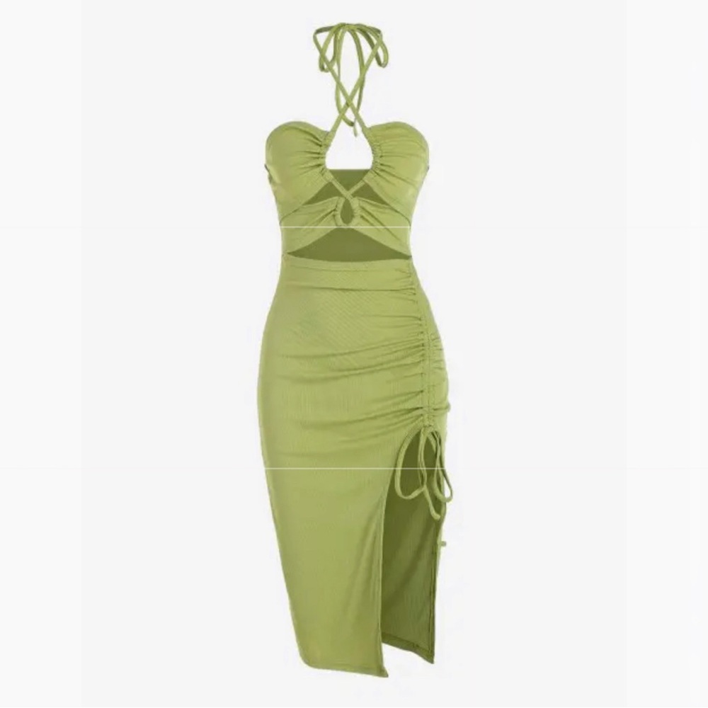 Sexy green dress